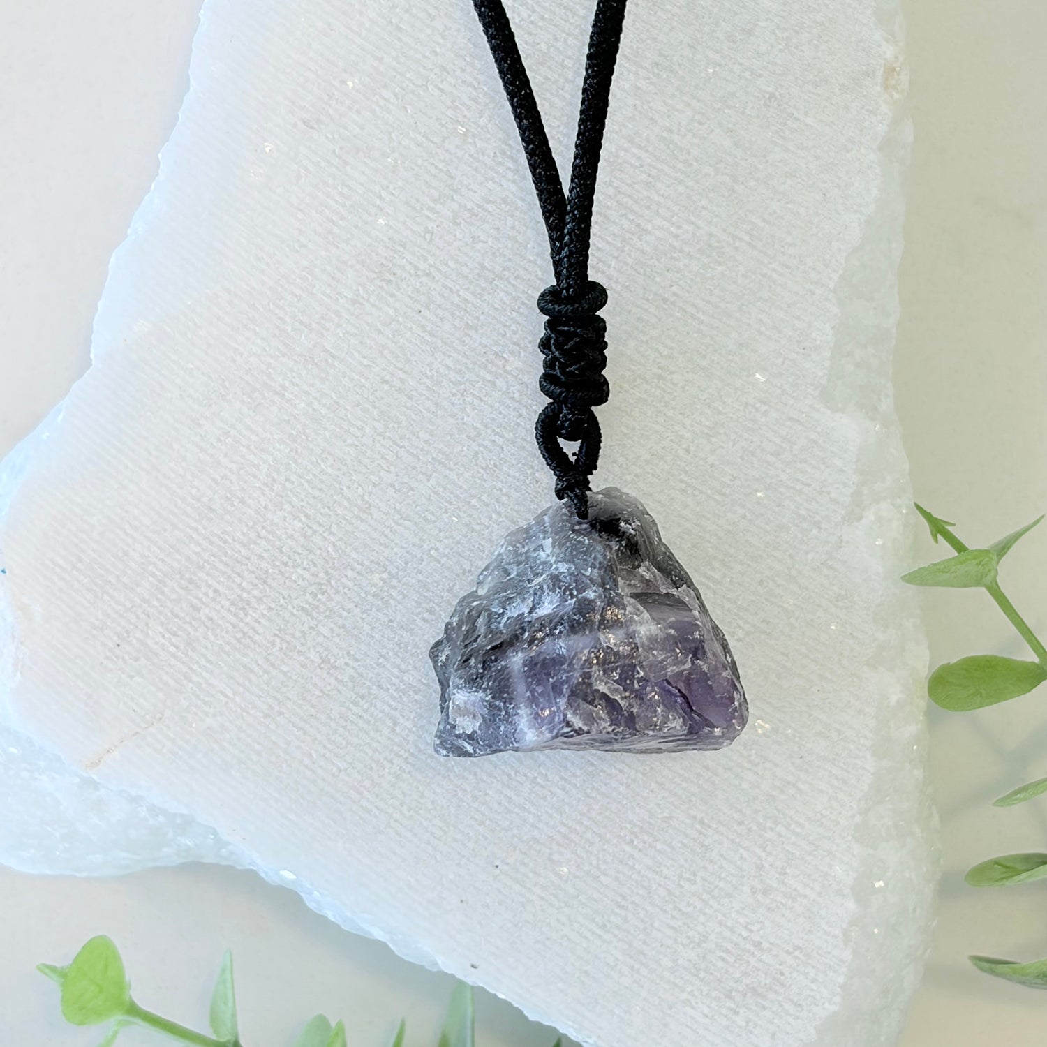 Amethyst Raw Pendant Necklace