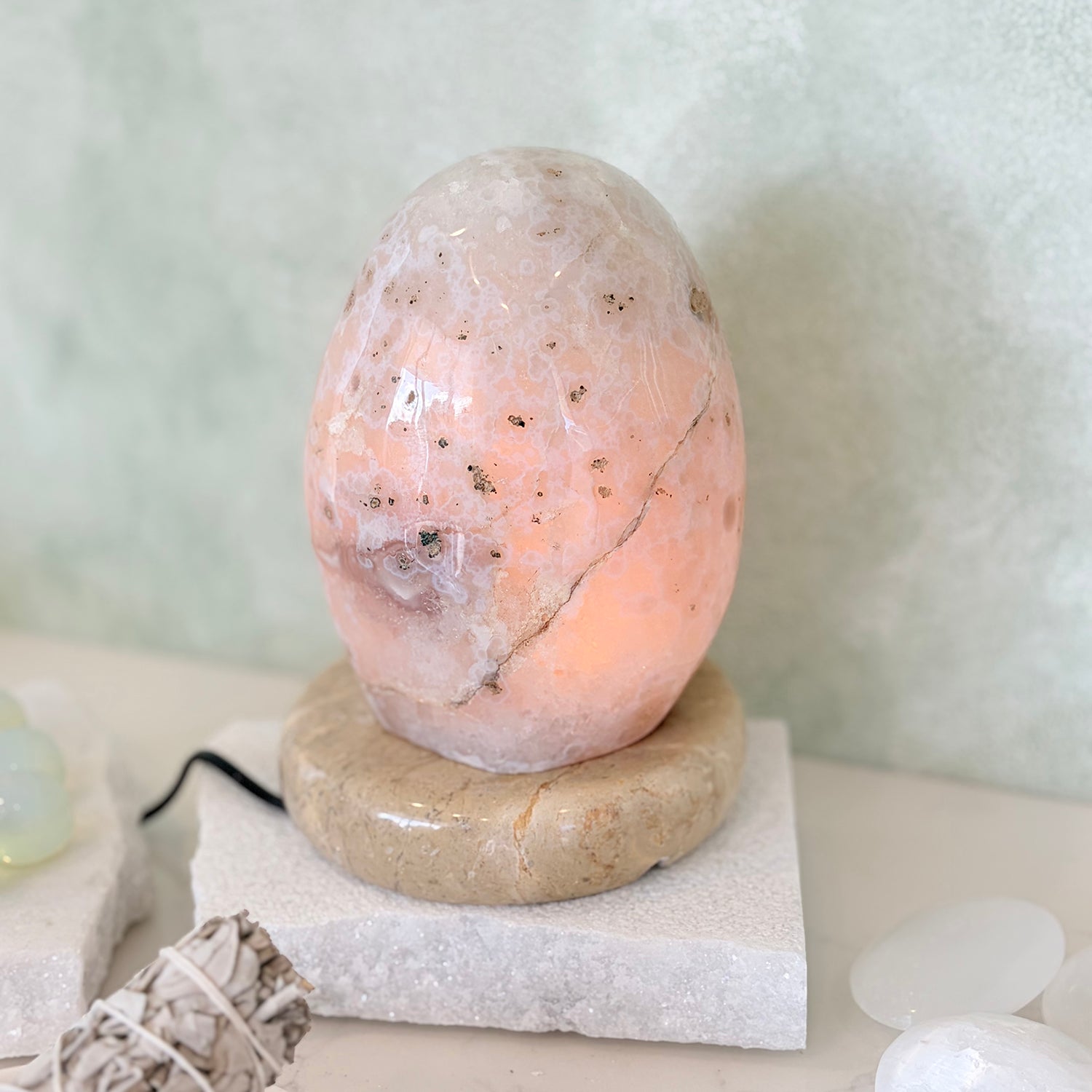 Brazilian River Agate Lamp