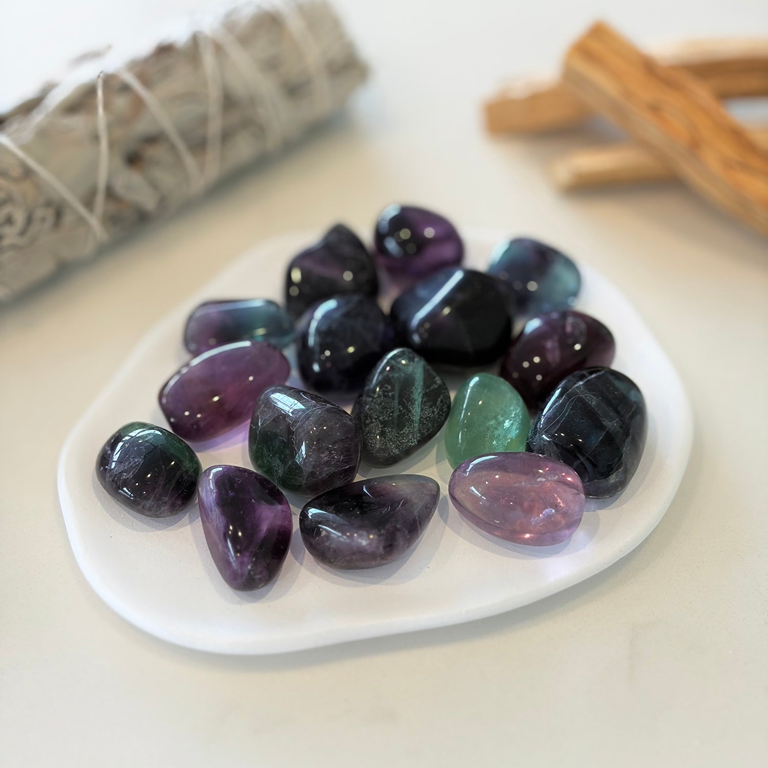 Fluorite Tumbled Stone