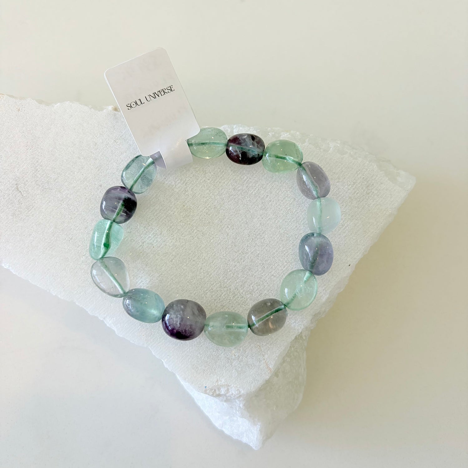 Fluorite Polished Bracelet