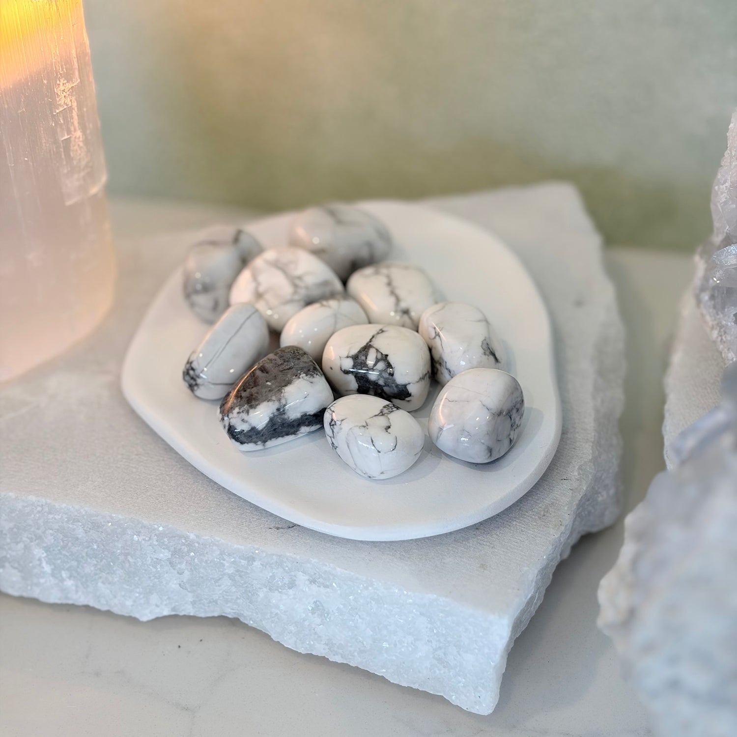 Howlite Tumbled Stone