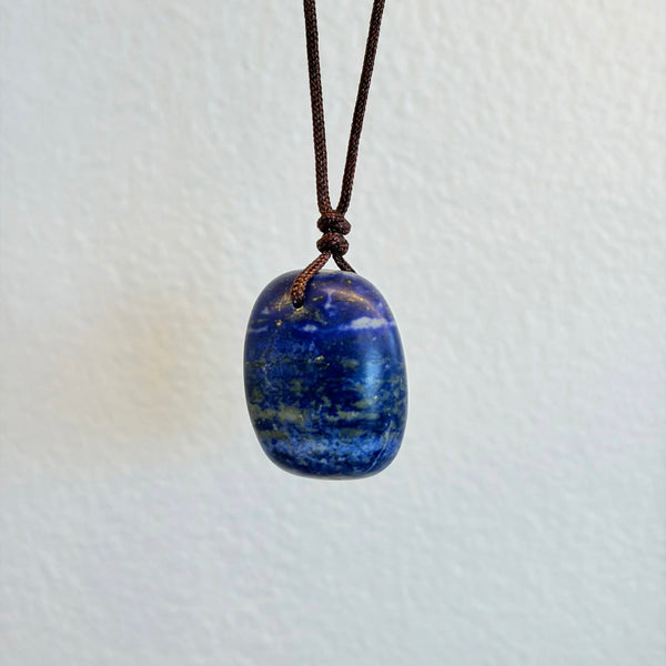 Lapis Lazuli Drop Pendant Necklace