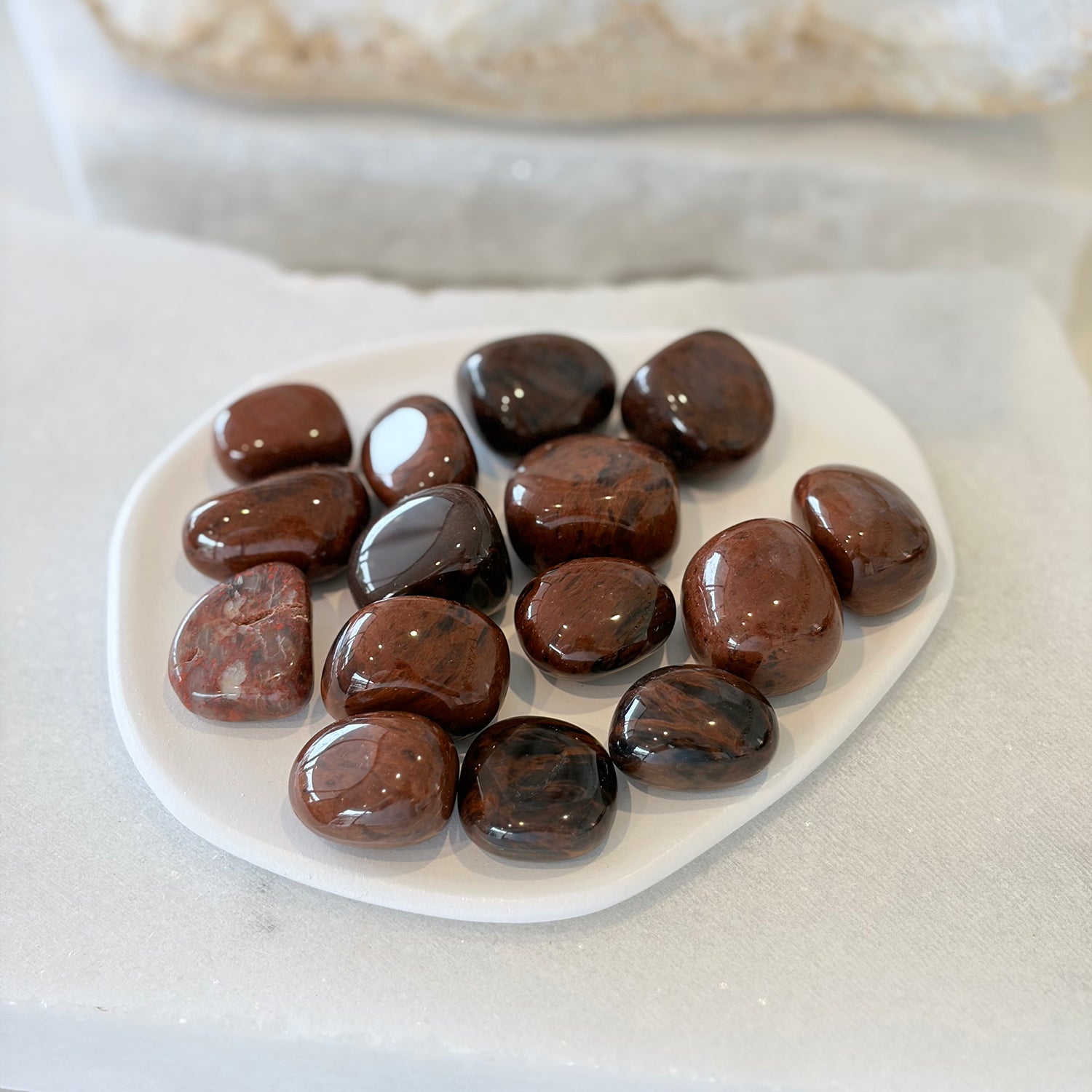 Mahogany Obsidian Tumbled Stone