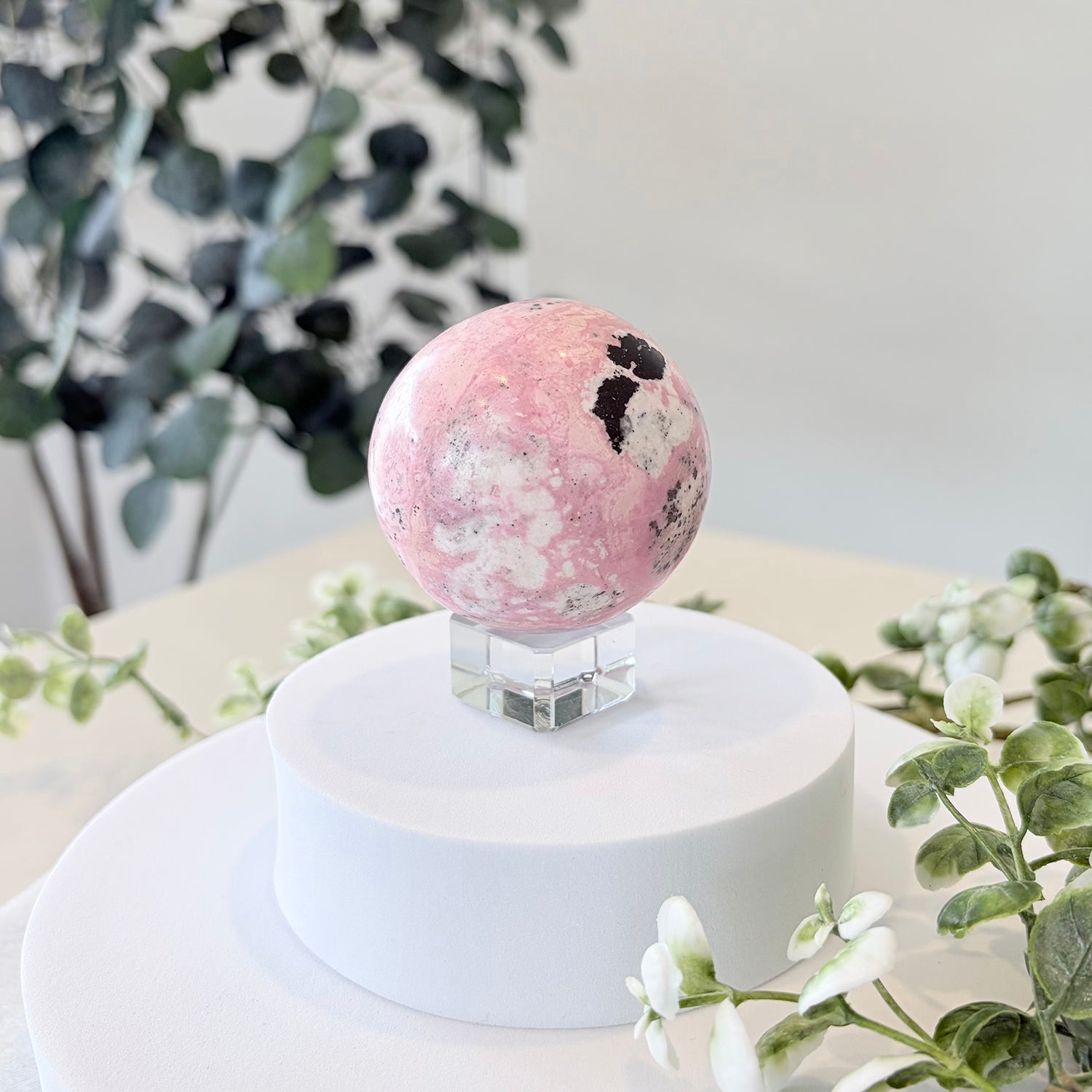 Rhodonite Sphere