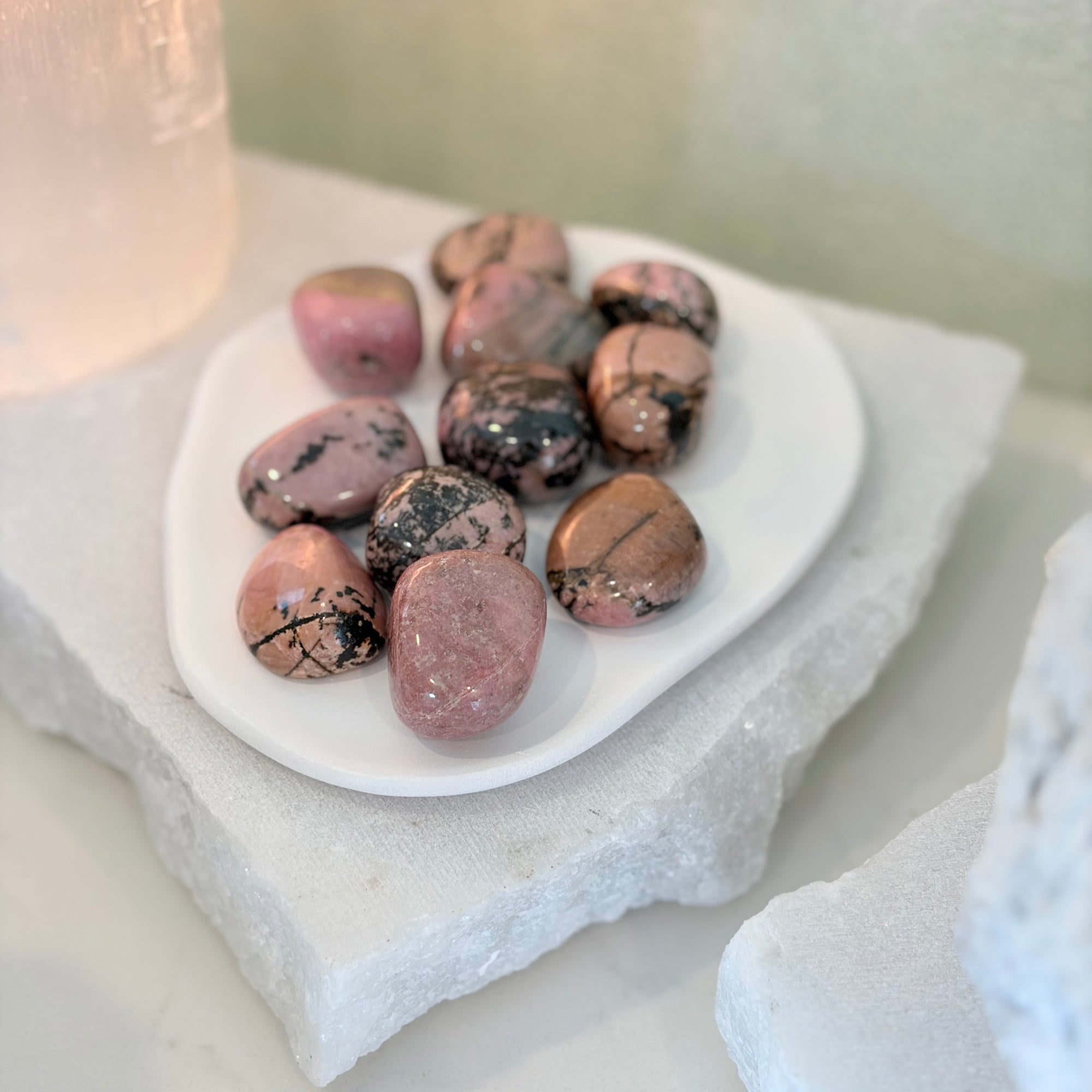 Rhodonite Tumbled Stone