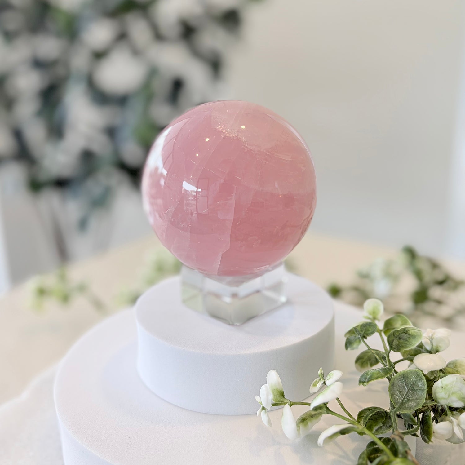 Rose Quartz Sphere Large