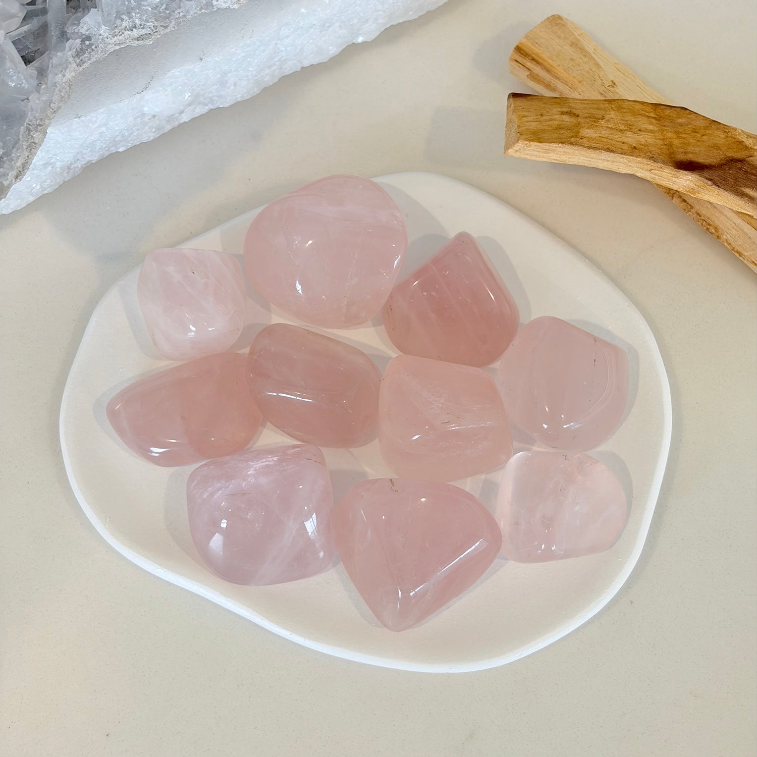 Rose Quartz Tumbled Stone
