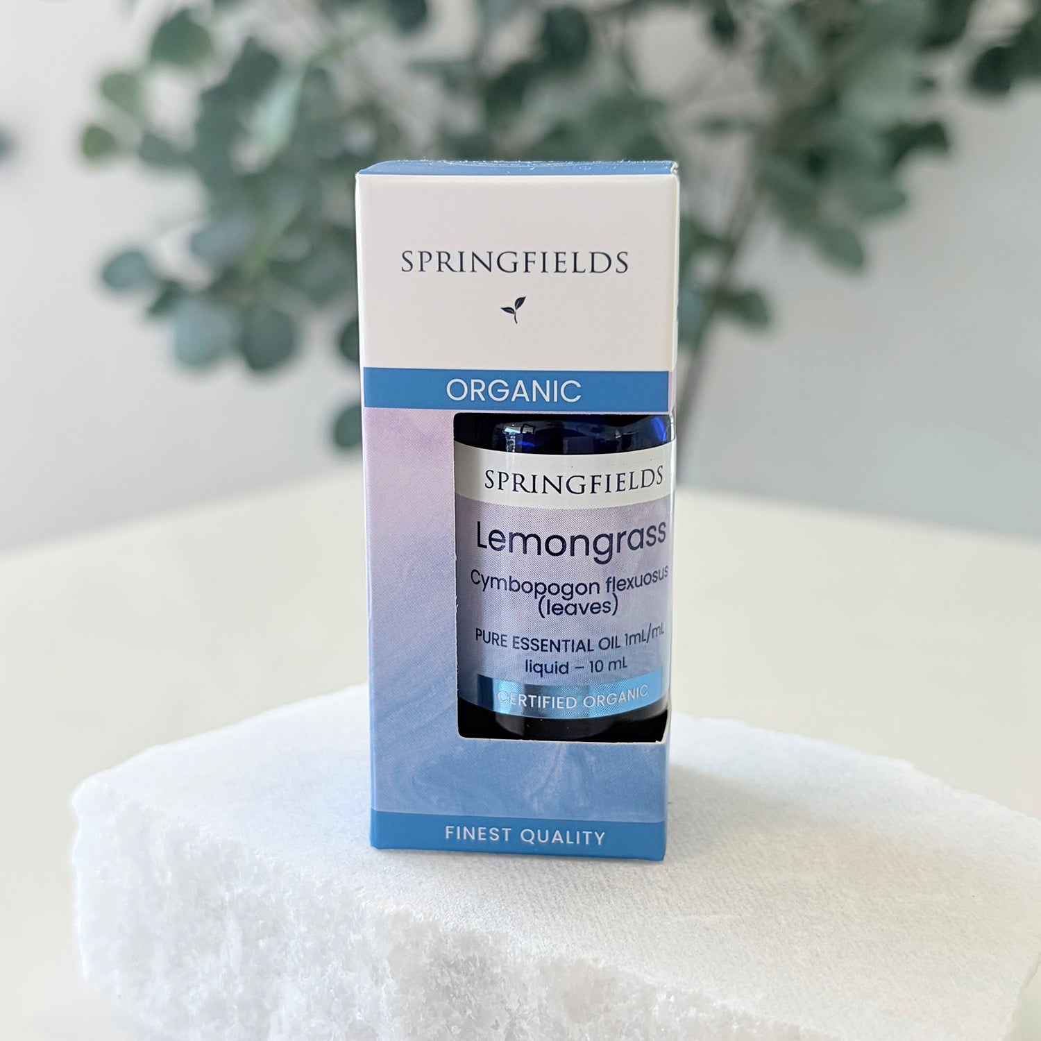 Springfields Lemongrass Certified Organic Essential Oil 10ml