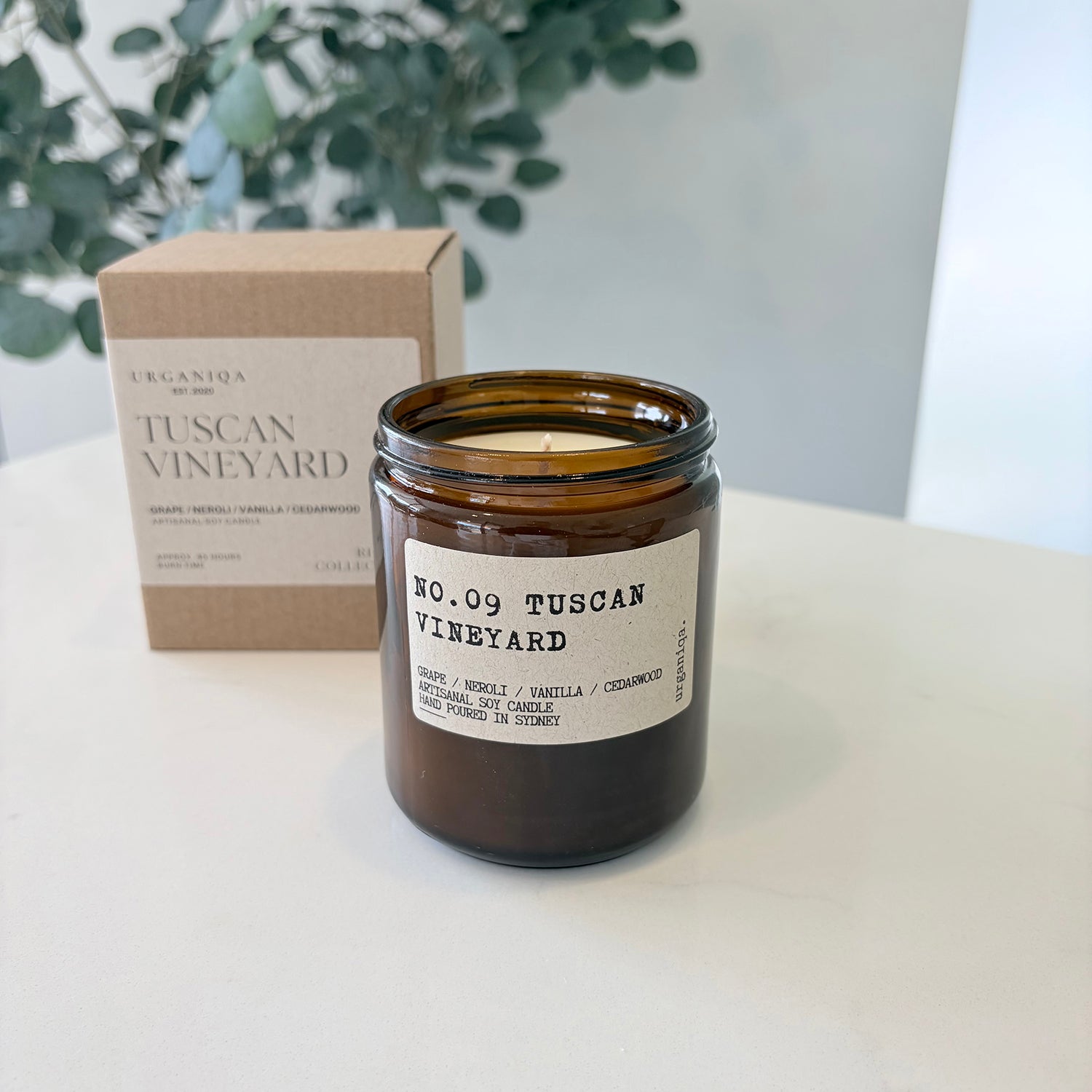 Urganiqa Tuscan Vineyard Scented Soy Candle