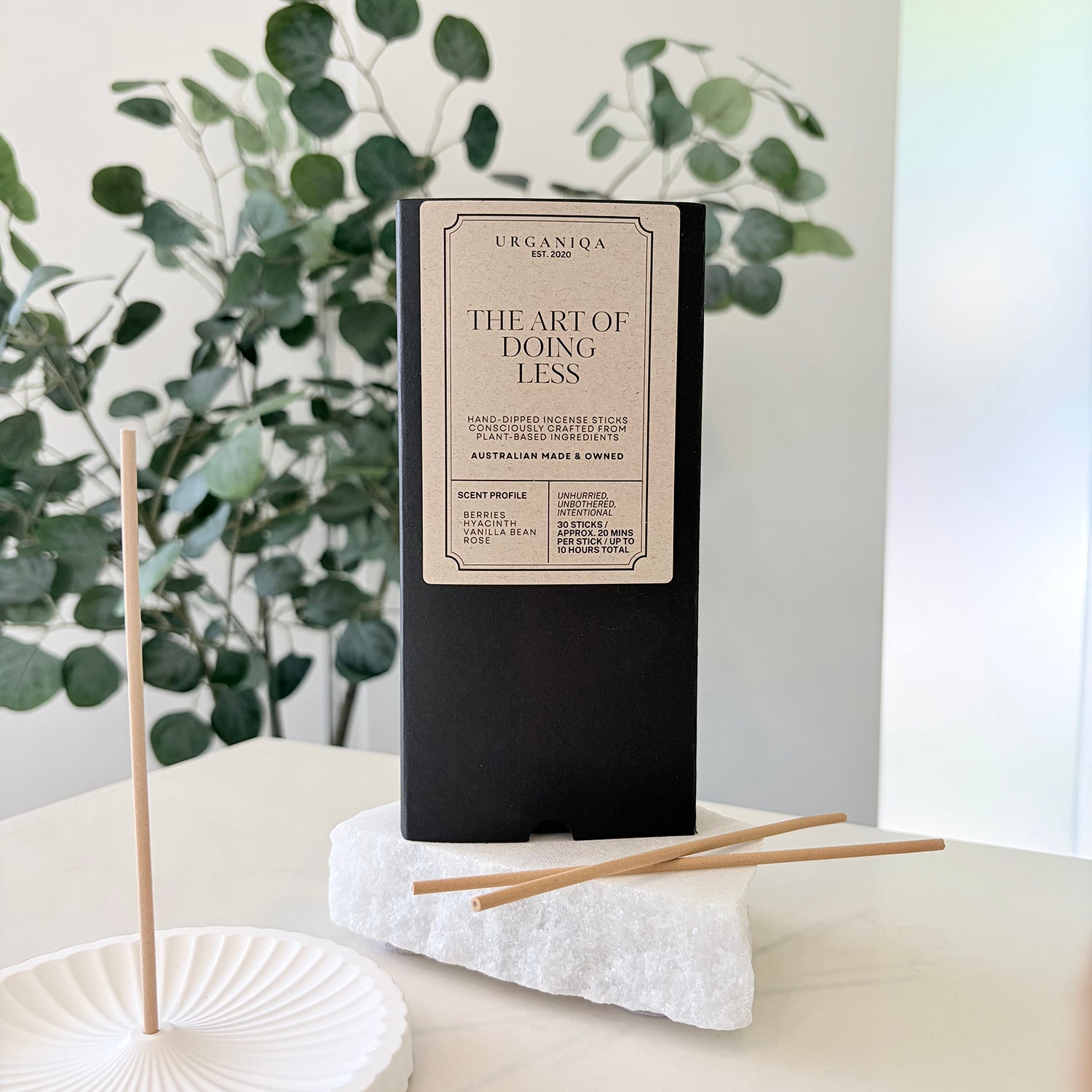 Urganiqa The Art of Doing Less Incense