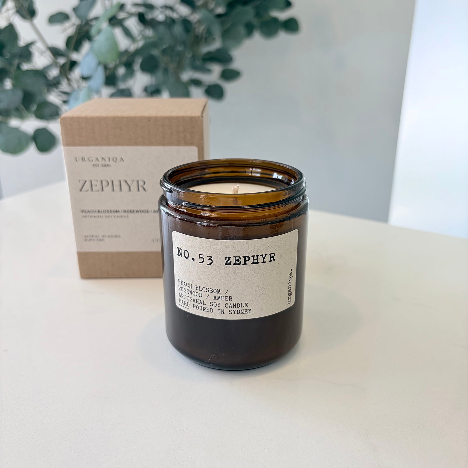 Urganiqa Zephyr Scented Soy Candle