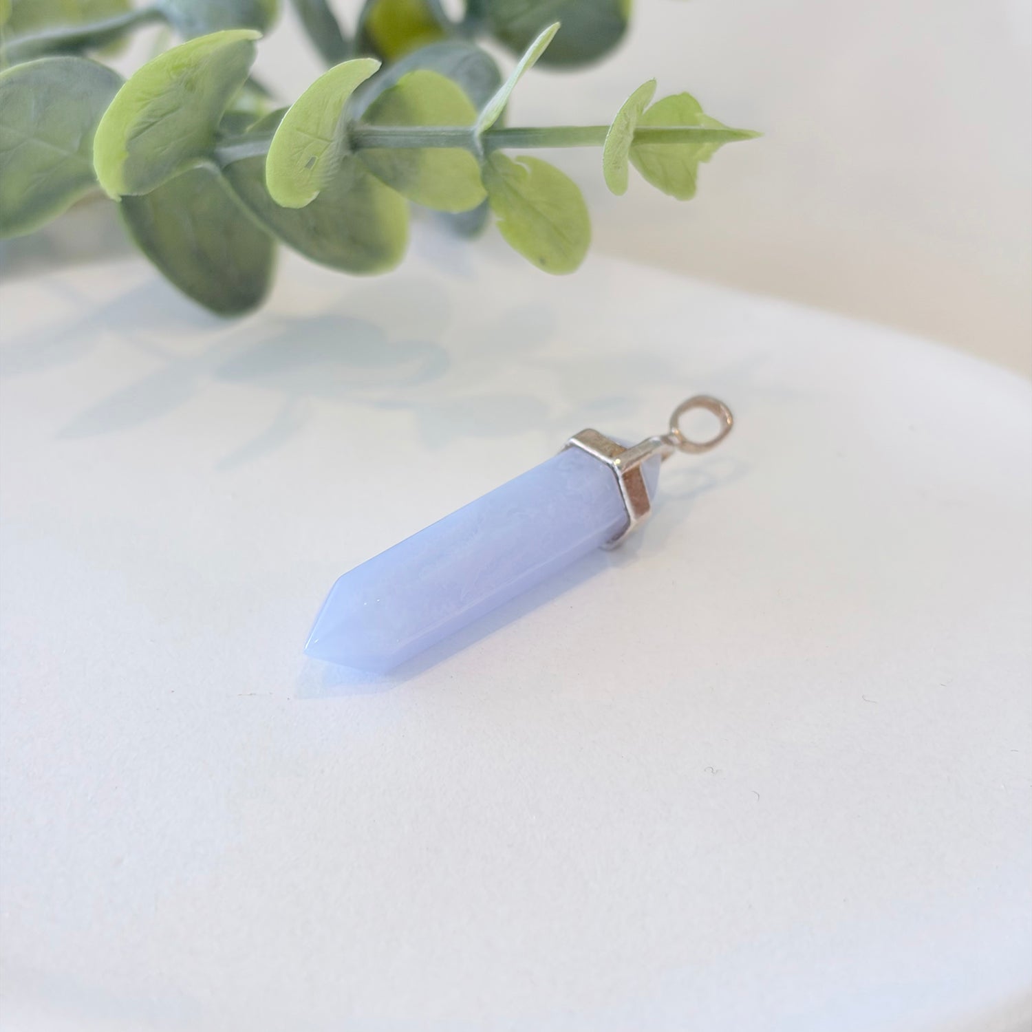 Blue Lace Agate DT Pendant