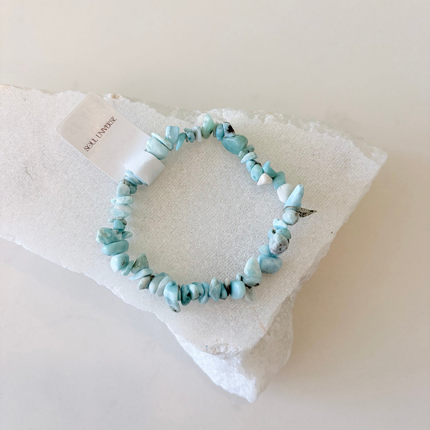 Larimar Chip Bracelet
